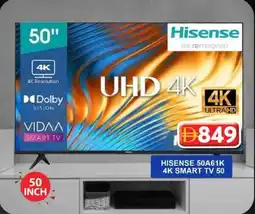 Grand Mall Sharjah Hisense 50A61K 4K smart TV offer