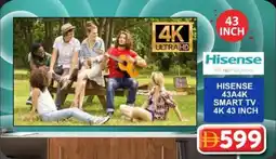 Grand Mall Sharjah Hisense 43A4K Smart TV 4K offer