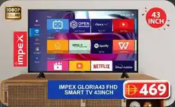 Grand Mall Sharjah Impex GLORIA43 FHD Smart TV offer