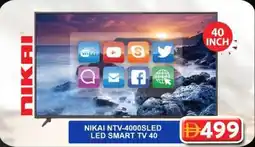 Grand Mall Sharjah Nikai NTV-4000SLED Led Smart TV offer