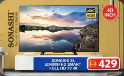 Grand Mall Sharjah Sonashi SL ED4008FHD Smart Full HD TV offer