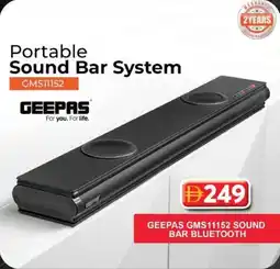Grand Mall Sharjah Geepas GMS11152 Sound Bar Bluetooth offer