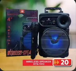 Grand Mall Sharjah Wireless Speaker KTS-1512 offer