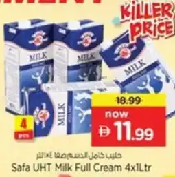 Nesto Safa UHT Milk Full Cream offer