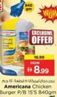 Nesto Americana Chicken Burger P/B 15'S offer