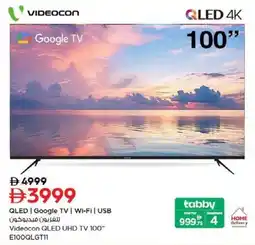 Nesto Videocon QLED UHD TV E100QLGT11 offer