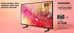 Nesto Samsung 4K Smart TV UA65DU7000UXZN offer