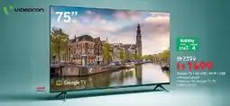 Nesto Videocon 4K Google TV E75ELGT1100 offer