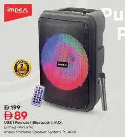 Nesto Impex Portable Speaker System TS 4001 offer