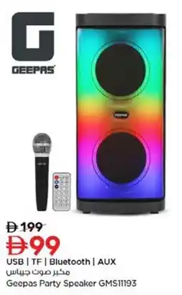 Nesto Geepas Party Speaker GMS11193 offer
