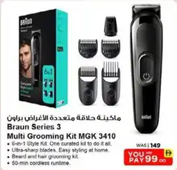 Nesto Braun Series 3 Multi Grooming Kit MGK 3410 offer
