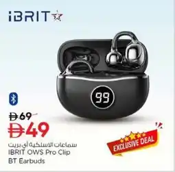 Nesto iBrit Ows Pro Clip BT Earbuds offer