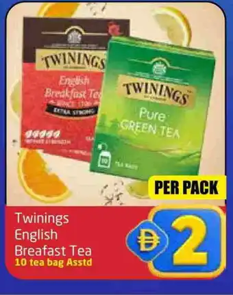 Delta Centre TWININGS Tea Bags offer