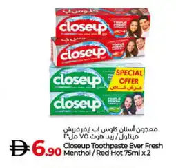 Lulu Hypermarket CLOSE UP Toothpaste offer