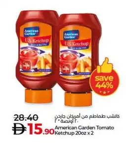 Lulu Hypermarket AMERICAN GARDEN Tomato Ketchup offer