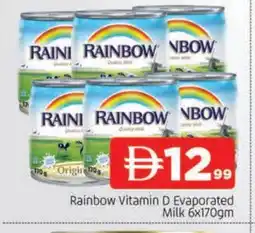 Al Madina RAINBOW Evaporated Milk offer