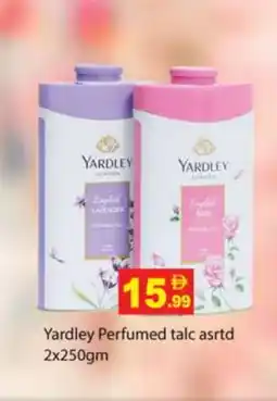 Zain Hypermarket YARDLEY Talcum Powder offer