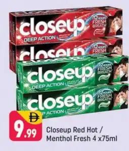 Shaklan CLOSE UP Toothpaste offer