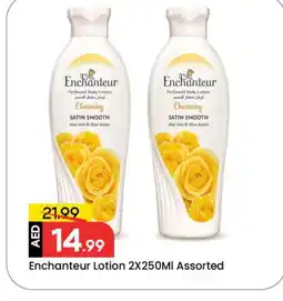 Mark & Save Enchanteur Body Lotion & Cream offer