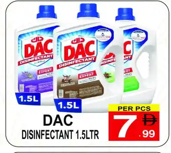 Friday Center DAC Disinfectant offer