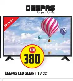 Baniyas Spike Hypermarket GEEPAS Smart TV offer