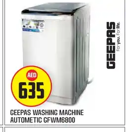Baniyas Spike Hypermarket GEEPAS Washer / Dryer offer