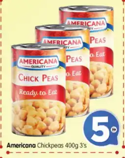 Al Madina Hypermarket AMERICANA Chick Peas offer
