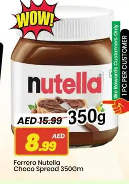 Mark & Save NUTELLA Chocolate Spread offer