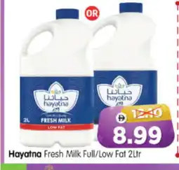 Al Madina Hypermarket HAYATNA Fresh Milk offer