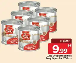 Mark & Save LUNA Evaporated Milk offer