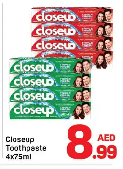 Day To Day CLOSE UP Toothpaste offer