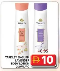 Grand Hyper Market YARDLEY Body Lotion & Cream offer