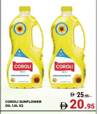 Kerala Hypermarket COROLI Sunflower Oil offer