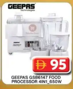 Grand Hyper Market GEEPAS Food Processor offer