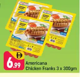 Shaklan AMERICANA Chicken Franks offer