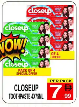 Gift Point CLOSE UP Toothpaste offer