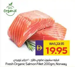 Abu Dhabi Coop Fresh Organic Salmon Fillet offer
