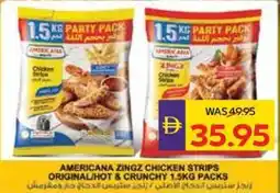 Abu Dhabi Coop Americana zingz chicken strips original / hot & crunchy packs offer