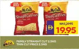 Abu Dhabi Coop McCain Family straight cut / thin cut fries offer