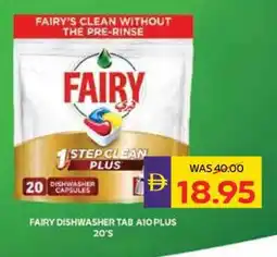 Abu Dhabi Coop Fairy Dishwasher Tab A10 Plus offer