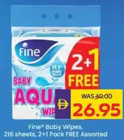 Abu Dhabi Coop Fine Baby Wipes offer