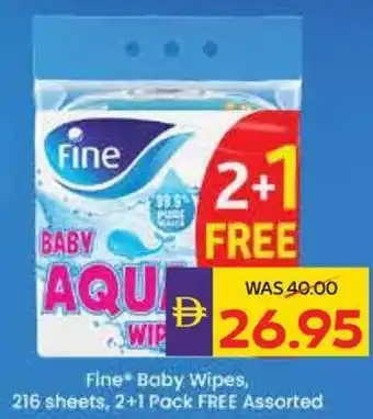 Abu Dhabi Coop Fine Baby Wipes offer