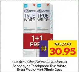 Abu Dhabi Coop Sensodyne Toothpaste True White Extra Fresh / Mint offer