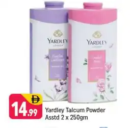 Shaklan YARDLEY Talcum Powder offer