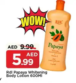 Mark & Save RDL Body Lotion & Cream offer