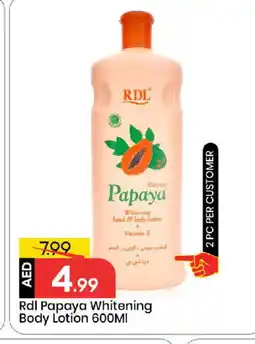 Mark & Save RDL Body Lotion & Cream offer