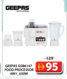 Grand Hyper Market GEEPAS Food Processor offer