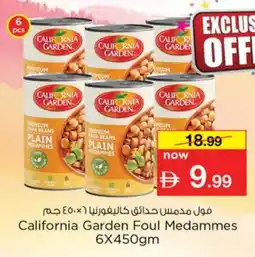 Nesto CALIFORNIA GARDEN Fava Beans offer