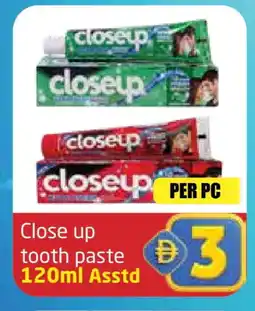 Delta Centre CLOSE UP Toothpaste offer