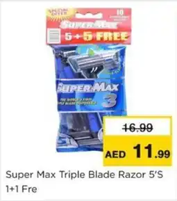 Nesto Super Max Triple Blade Razor offer